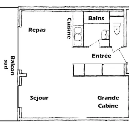 Apartment T2 Mezzanine 8 Pers, Au Pied Les Saisies - Fr-1-293-94 *